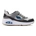 Skechers Kids BOYS Anti-Slip Wear-Resistant Kids Lifestyle Shoes White Teenagers White Black Gray, 39.5
