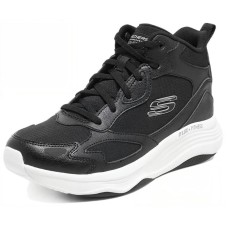Skechers Cushioning Wear-Resistant High-Top Casual Shoes Women's Black Черный, 38.5