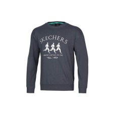 Skechers Sweatshirts Men Ink Gray-00WS, M