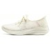 Skechers Cushioned Wear-Resistant Breathable Low-Top Casual Running Shoes Women's Yellow White Yellow white, 39.5