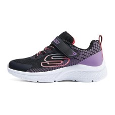 Skechers Anti Slip Wear Resistant Kids Lifestyle Shoes Black Purple Kids' Черно-фиолетовый, 27.5