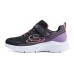 Skechers Anti Slip Wear Resistant Kids Lifestyle Shoes Black Purple Kids' Черно-фиолетовый, 27.5
