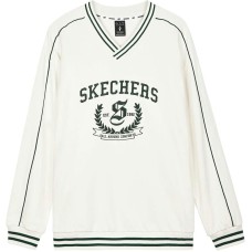Skechers Sweatshirt Unisex Ecru XS
