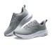 Skechers Cushioned Slip-Resistant Low-Top Casual Running Shoes Men's Gray Orange Gray Orange, 41