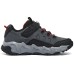 Skechers Velocitrek Boys Slip-Resistant Cushioning Low-Top Kids' Outdoor Shoes Black Red Kids' Красно-черный, 27.5
