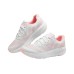 Skechers Cushioned Wear-Resistant Lightweight Low-Top Running Shoes Women's White Pink белый/светло-розовый, 37
