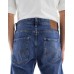 Jack & Jones Chris straight rigid jeans in mid blue wash Синий, W27 L32