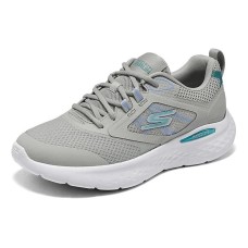 Skechers Cushioning Breathable Low-Top Casual Running Shoes Women's Gray Green Gray Green, 39