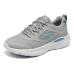 Skechers Cushioning Breathable Low-Top Casual Running Shoes Women's Gray Green Gray Green, 39