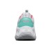 Skechers D'LITES 3.0 Breathable Lightweight Low-Top Casual Shoes Women's Pink Green 38