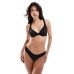 ASOS DESIGN Tia super soft microfibre underwired bra with lace trim in black Черный, US 30 B