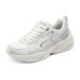 Skechers BOBS BAMINA 2 Cushioned Wear-Resistant Breathable Low-Top Chunky Sneakers Women's Light Gray Серый, 38