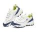 Skechers D'Lites 1.0 Chunky Sneakers Women's Low-Top White/Blue/Green white/blue/green, 35.5
