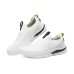 Skechers Cushioning Wear-Resistant Low-Top Casual Shoes Men's White White/WHT, 45