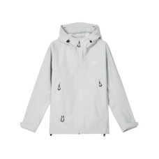 Skechers Waterproof And Windproof Windbreaker Jacket Unisex Moonball Gray Moon Gray, M