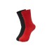 Skechers Mid Calf Socks Unisex 2 Pack 2 Pack (Black/Dark Red/042W), S