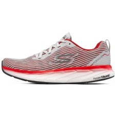 Skechers Go Run Trail Cushioning Anti-Slip And Wear-Resistant Low-Top Casual Running Shoes Men's Gray Red 43
