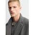 Пальто из смесовой шерсти ZARA Серый, XS