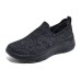 Skechers Go Walk Fle Cushioning Lightweight Breathable Rebound Low-Top Casual Shoes Women's Black Черный, 36