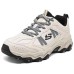 Skechers OUTDOOR Anti-Slip Wear-Resistant Low-Top Hiking Shoes Men's Ecru 41