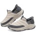 Skechers Slip Ins Anti-Slip Wear-Resistant Low-Top Casual Shoes Men's Light Beige Бежевый, 41