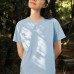 Skechers Drop Shoulder Sleeve T Shirt Women's Sunny Mountain Blue Sunny Mountain Blue, XL