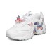 Skechers D'LITES 1.0 Cushioning Anti-Slip And Wear-Resistant Low-Top Casual Shoes Women's White Multicolor Butterfly 35