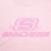 Skechers Regular T-Shirt Women's White Lime Pink White Limestone Pink/01SX, S