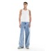 ASOS DESIGN super baggy jeans in 90's stone wash Синий, W30 L34