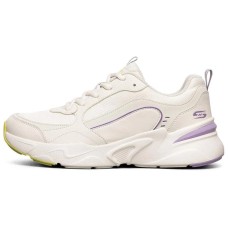 Skechers Bob's Bamina Low Top Sneakers White/Purple Women's 35.5