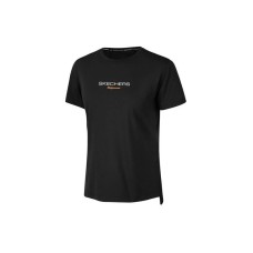 Skechers T Shirt Women's Carbon Black Carbon Black 0018, S