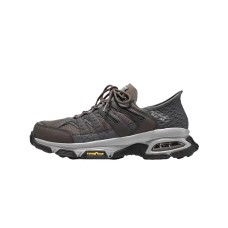 Skechers OUTDOOR MENS Anti-Slip Wear-Resistant Low-Top Trekking Shoes Men's Gray Black Серый черный, 43