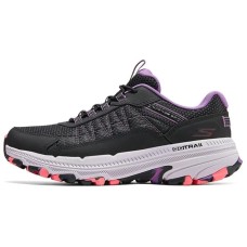 Skechers WOMEN'S GO Series Non-slip Support Low-Top Casual Running Shoes Women's Black Purple Черно-фиолетовый, 38.5