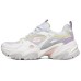 Skechers Stamina V2 Low Running Shoes Gs White/Purple Women's 35.5