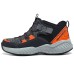 Skechers Anti-Slip Wear-Resistant Mid-Top Kids' Boots Black Orange Kids' Черный, 27.5