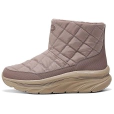 Skechers D'lux Walker Anti-Slip Wear-Resistant Short Snow Boots Women's Pale Dogwood Pale Dogwood, 36