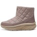 Skechers D'lux Walker Anti-Slip Wear-Resistant Short Snow Boots Women's Pale Dogwood Pale Dogwood, 36