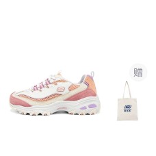 Skechers D'LITES 1.0 Anti-Slip Wear-Resistant Low-Top Chunky Sneakers Women's Coral Оранжевый, 38
