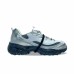Skechers DLITES Water-Resistant Low-Top Chunky Sneakers Women's Gray Black Blue Gray Blue Black, 39.5