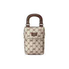 Skechers LeSportsac Collaboration Fabric Handbag, Shoulder Bag, Crossbody Bag Small Size Unisex Tiger's Eye Brown Tiger's Eye Brown, Small Size