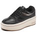 Skechers Court Classics Anti-Slip Wear-Resistant Low-Top Skateboard Shoes Women's Black Gold Черный, 36.5