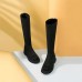 SATURDAY MODE Knee high Boots 5.8cm Unisex Черный, 39