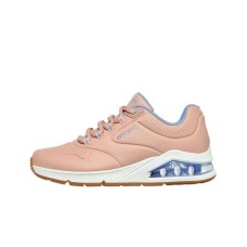 Skechers Uno 2 2nd Best Low Top Athleisure Casual Sports Shoe Pink Women's 35.5