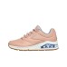 Skechers Uno 2 2nd Best Low Top Athleisure Casual Sports Shoe Pink Women's 35.5