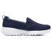 Skechers Anti Slip And Wear Resistant Warm Low Top Casual Shoes Women's Blue Gray 38