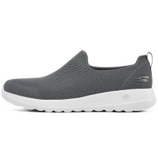 Skechers GO WALK Ma Cushioned Anti-Slip And Wear-Resistant Lightweight Low-Top Casual Shoes Men's Charcoal Gray 39.5