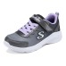 Skechers Kids Anti-Slip Wear-Resistant Kids Lifestyle Shoes Black Kids' Черный/лавандовый, 31