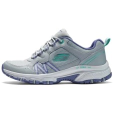 Skechers Hillcrest Moonlit Cushioned Wear-Resistant Breathable Rebound Low-Top Outdoor Shoes Women's Gray Purple Серый с фиолетовым, 38