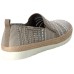 Skechers Flexpadrille Cushioned Slip-Resistant Low-Top Casual Shoes Women's Taupe Taupe/Multicolor, 36