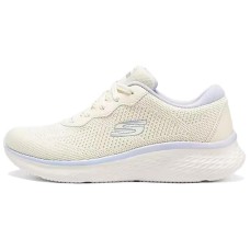 Skechers Sport Anti Slip Wear Resistant Low Top Casual Running Shoes Women's White Белый/Натуральный, 39.5